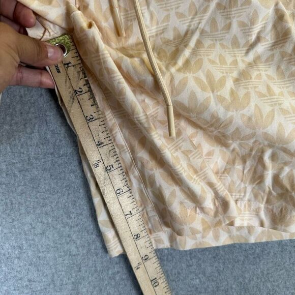 Adidas originals mens 2xl mono all over print shorts drawstring tan beige white - Picture 7 of 8